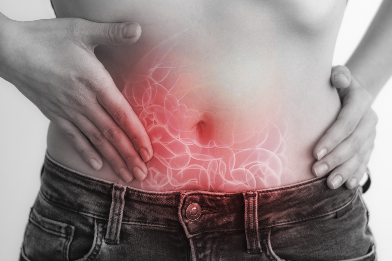 Peptic or gastric ulcers cause stomach pain