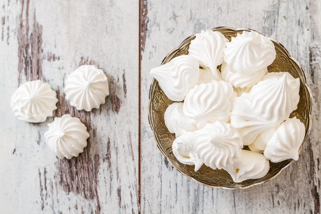 Homemade meringue