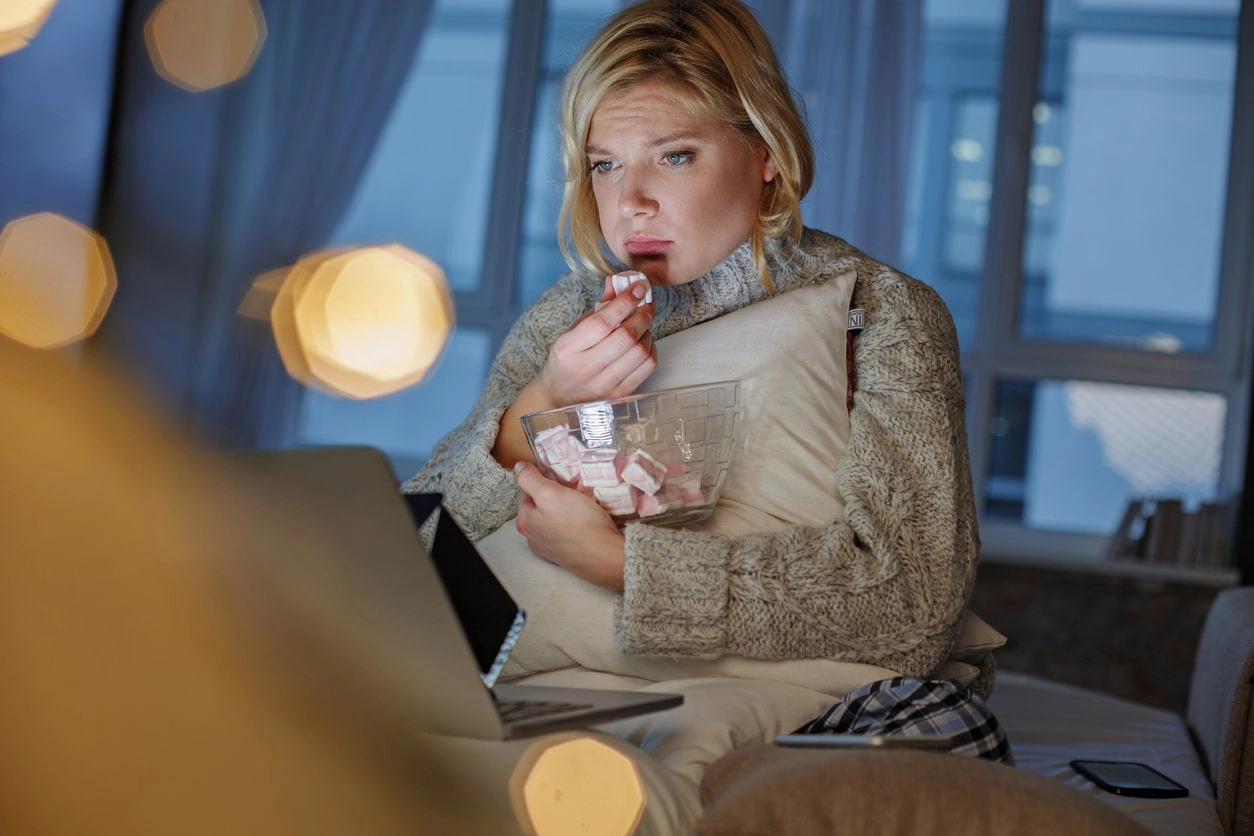 Stress eating junk food, eating your feelings