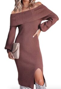 Amazon Cutiefox Off The Shoulder Bodycon Dress