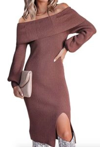 Amazon Cutiefox Off The Shoulder Bodycon Dress