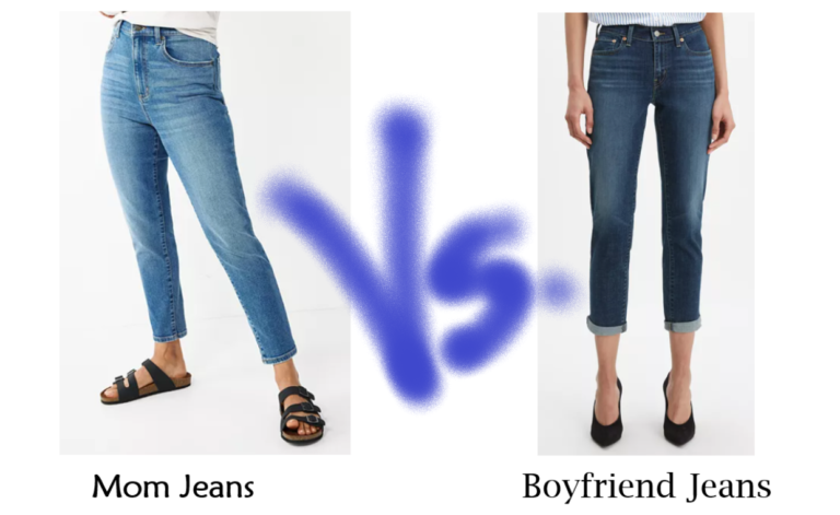 Mom Jeans vs Boyfriend Jeans bigger