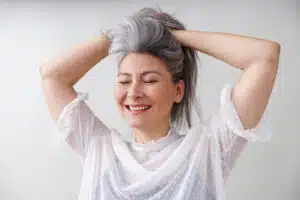 Great hair, grey hair, gray hair, Natural thickeners for thin hair