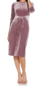 Nordstrom Stretch Velvet Bodycon Dress