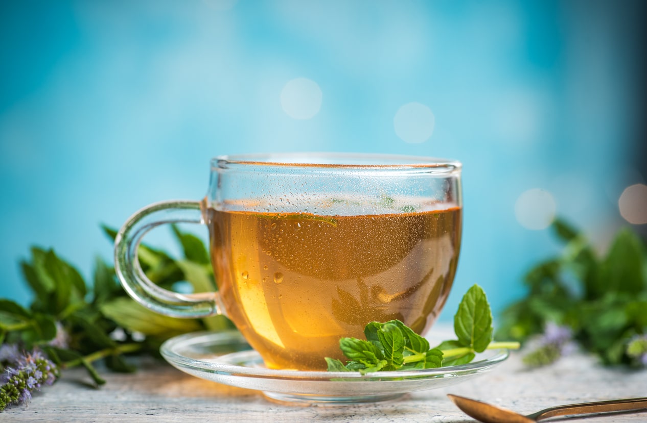 Peppermint tea can help nausea