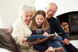 Grandparents with granddaughter for grandparents rights