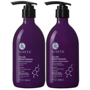 Luseta Purple Shampoo and Conditioner for blonde or gray