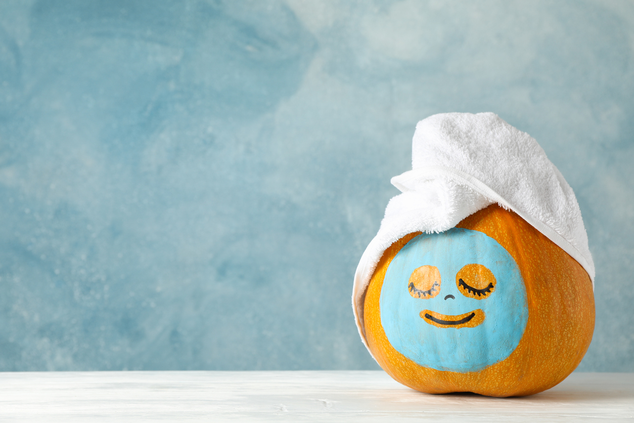 Pumpkin skincare products feature