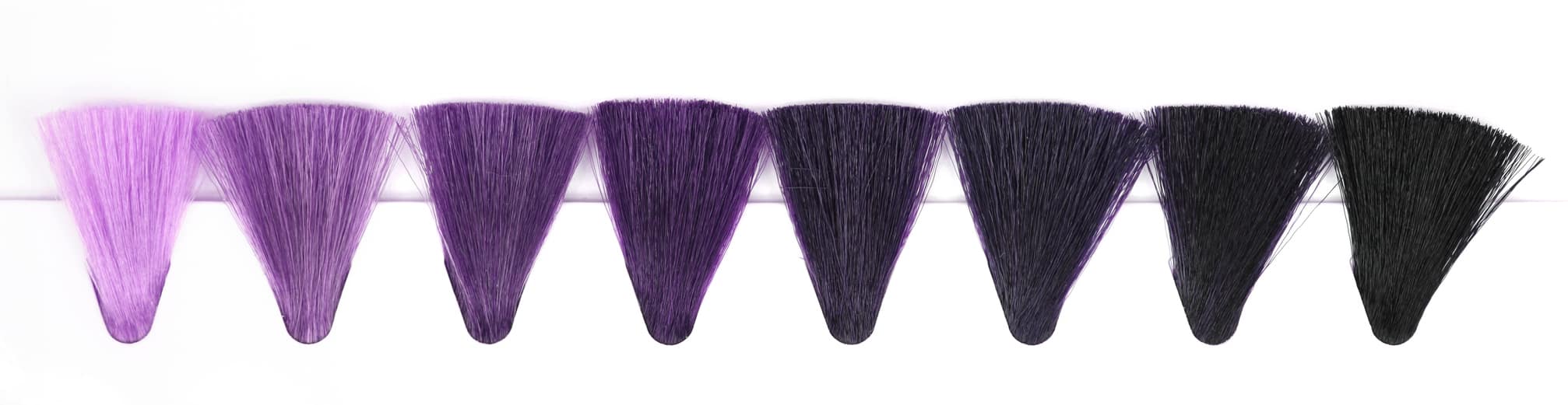 Purple Hair Color Swatches