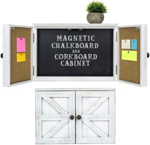 Wooden Rustic Magnetic Chalkboard