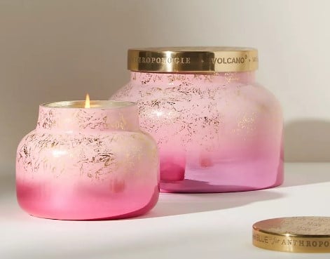 Capri Blue Pink Shimmer Jar Candle