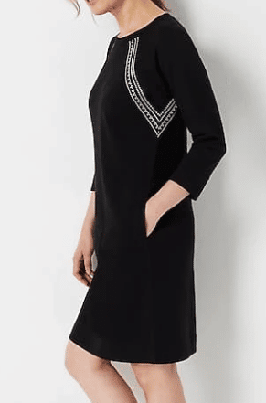 Fit Embroidered Dress