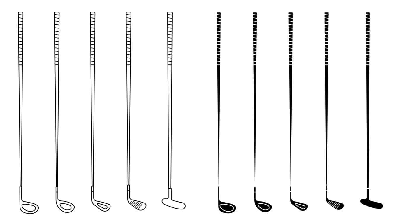 Golf Clubs Image / Drawing