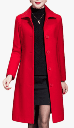 Jenkoon Women's Wool Trench Coat (8 colors) $47.98 (was $59.98)