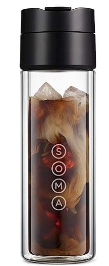 SOMA Double Wall Glass Tea and Coffee Cold Brew Bottle