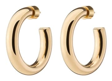 Samira 10K-Gold-Plated Mini Hoop Earrings