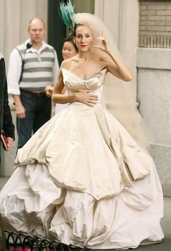 Sarah Jessica Parker wedding Dress Sex and the City