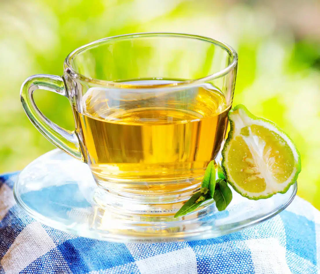 Earl Grey tea with bergamot.