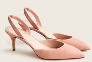 Colette slingback pumps in suede