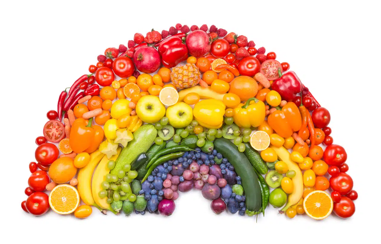 Fruits and vegetables are an estrogen-rich food for menopause