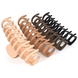 FRAMAR Large Claw Clips For Thick Hair, 4 Pack