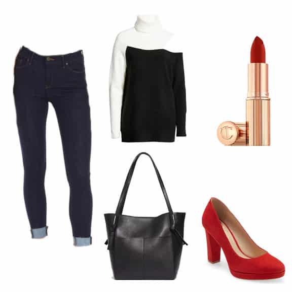 Jeans and Heels Outfit 2