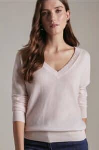 Karen Millen Cashmere V Neck Jumper