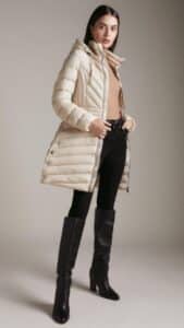 Karen Millen Mid Length Puffer Coat