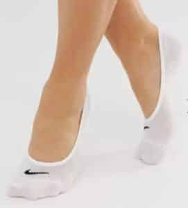Nike Training everyday lightweight footsie socks in white