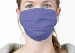 Pantone Color Year 2022 Veri Peri Periwinkle Blue Adult Cloth Face Mask