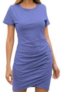 Stretchy Bodycon T Shirt Short Mini Dress