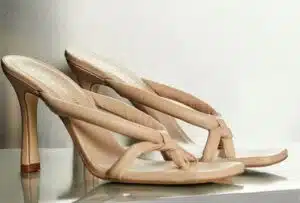 Tubular Strap Leather Sandal