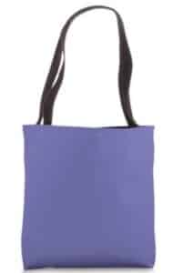 Very Peri Periwinkle 2022 Color of the Year Solid Color Tote Bag