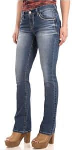 WallFlower Women's Juniors Instastretch Legendary Classic Fit Bootcut Jeans