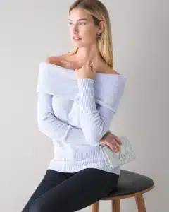 White House Black Market Chenille Sweater