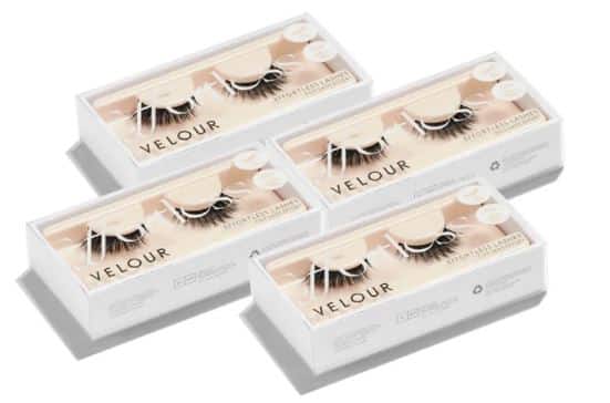 velour false eyelash set