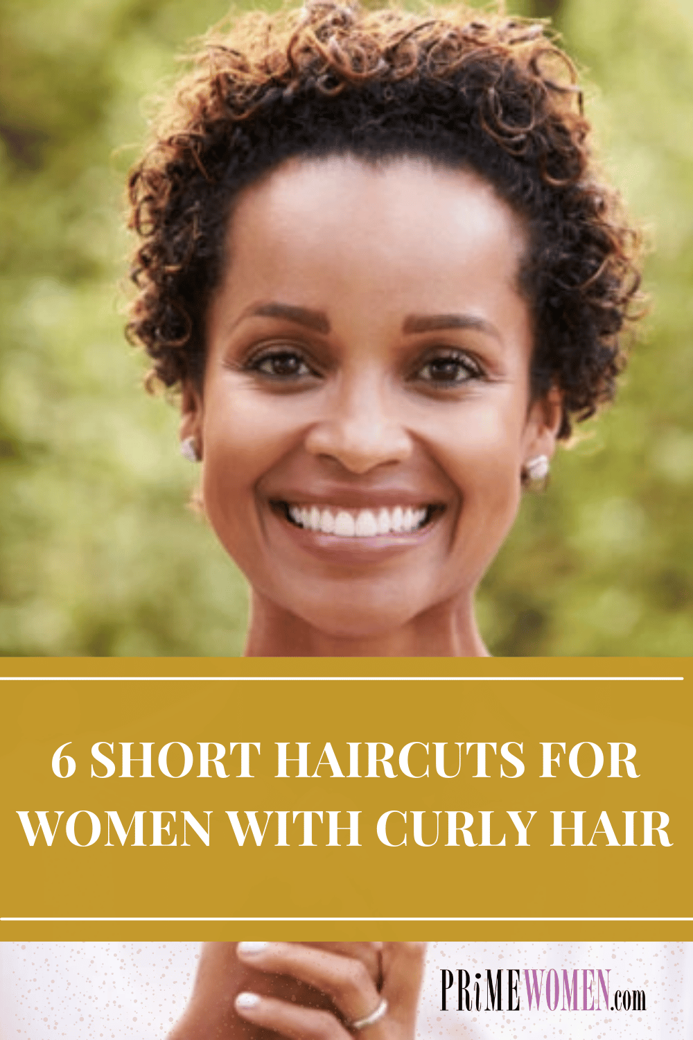 6 Cute short haircuts for women with curly hair