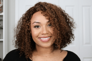 Mix Color Brown Curly Bob Wig Compact 13X4 Frontal Lace Wig