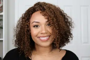 Mix Color Brown Curly Bob Wig Compact 13X4 Frontal Lace Wig