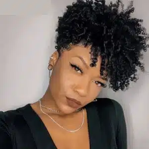 Short Curly Style Human Hair Wig