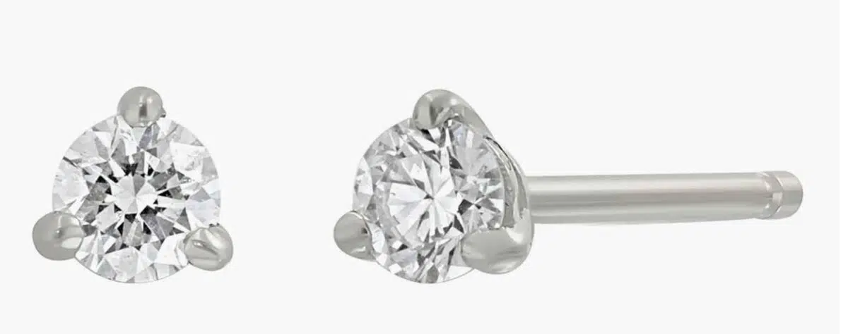 Bony Levy 18K White Gold Diamond Stud Earrings