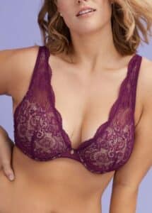 24-7 Lace Contour Plunge Bra