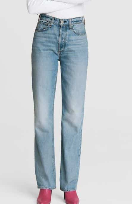 Alex High-Rise Tulip Straight Jeans