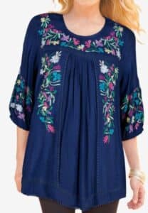 Boho Floral Tunic
