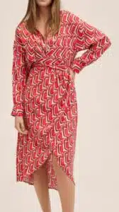 Chain print dress