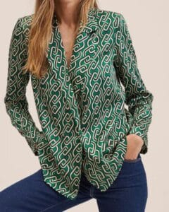 Chain print shirt