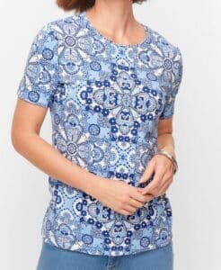 Dainty Medallion Crewneck Tee