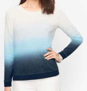 Dip Dye Crewneck Sweater