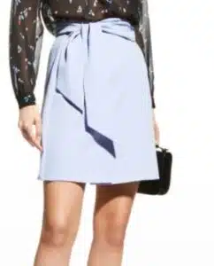 Fluid Crepe Tie Skirt