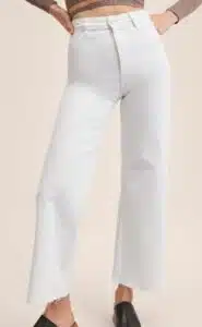 Jeans culotte high waist